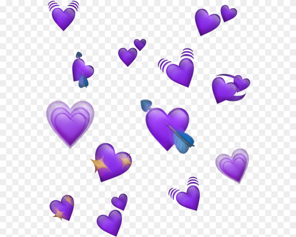 Heart, Purple Png Image