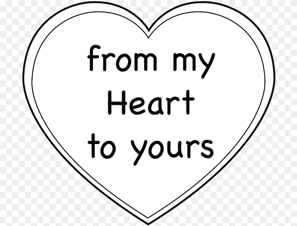 Heart, Text Free Png Download