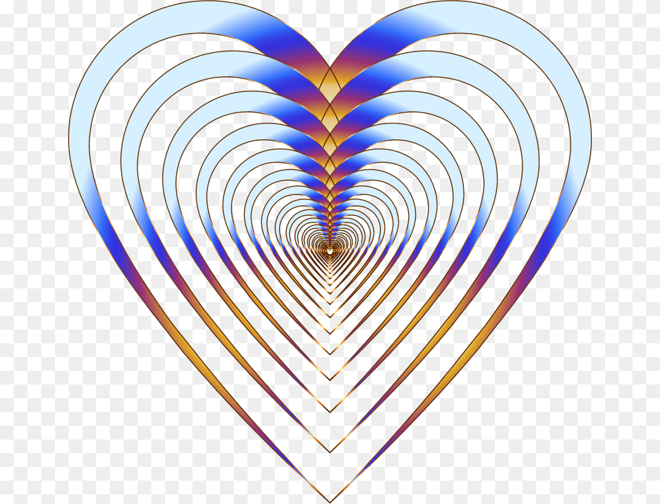 Heart, Pattern, Spiral, Accessories, Fractal Free Png Download