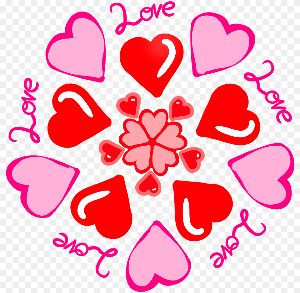 Heart, Art, Graphics, Flower, Petal Free Png Download