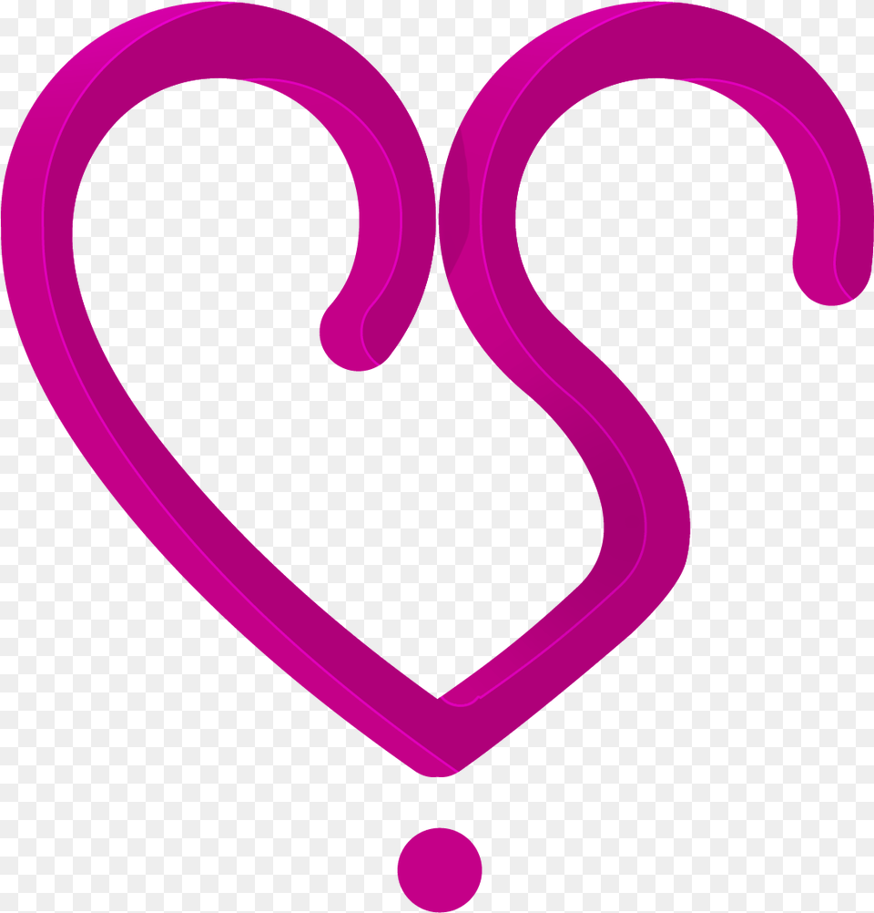 Heart, Purple, Smoke Pipe Free Png