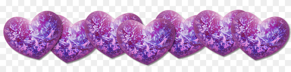 Heart Accessories, Purple, Ornament, Crystal Png