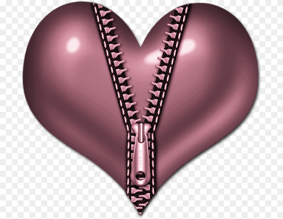 Heart, Zipper, Balloon Free Transparent Png