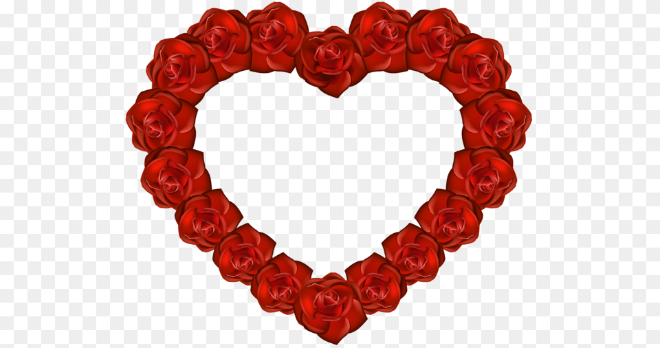 Heart, Flower, Plant, Rose Png