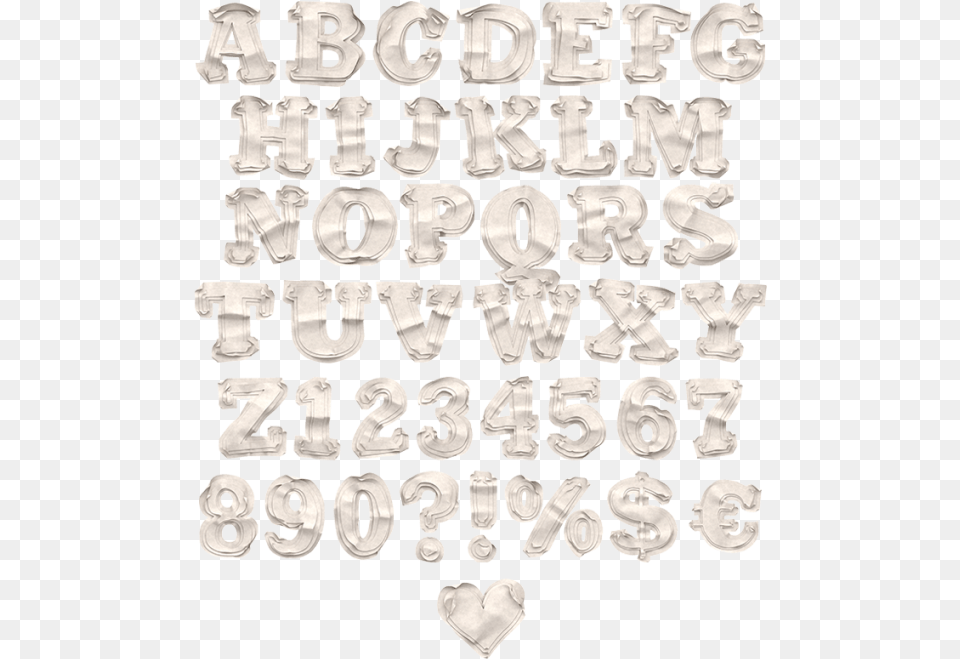 Heart, Text, Number, Symbol, Alphabet Free Png Download