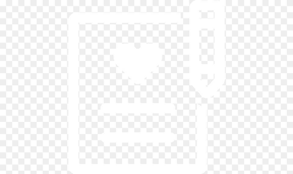 Heart, Stencil Free Transparent Png