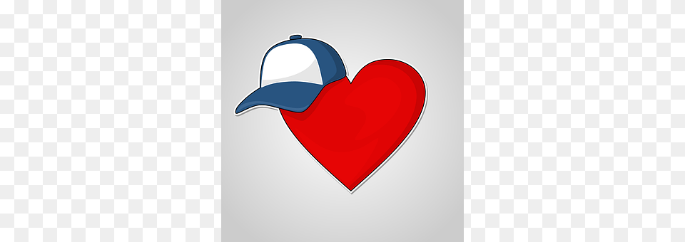 Heart Baseball Cap, Cap, Clothing, Hat Png Image
