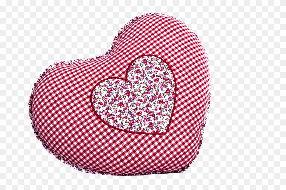 Heart Clip, Cushion, Home Decor, Pillow Free Png Download