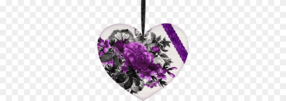 Heart Dahlia, Flower, Plant, Purple Png