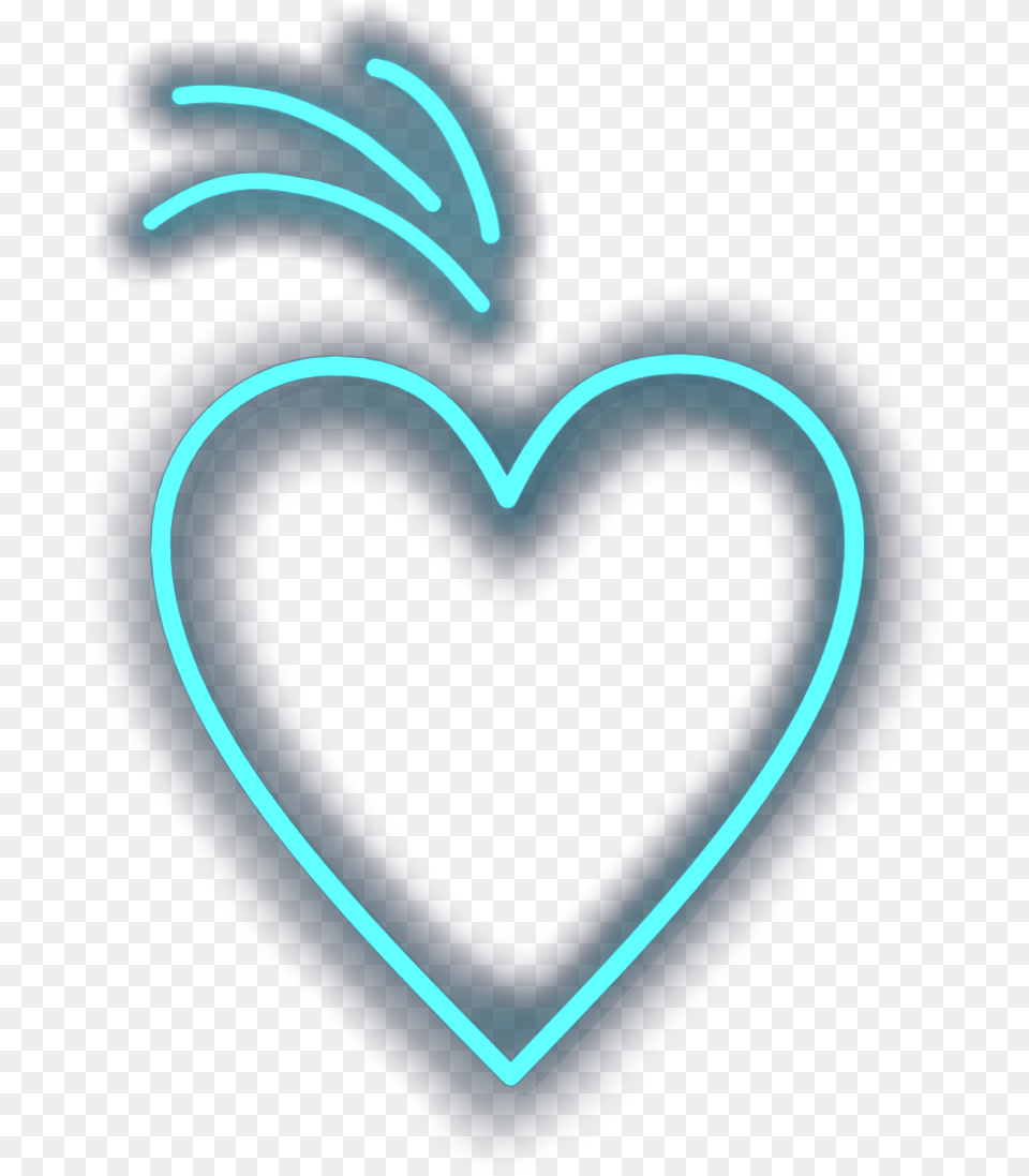 Heart, Light, Neon Free Png Download