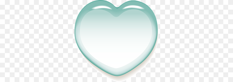 Heart Turquoise, Art, Porcelain, Pottery Free Png Download