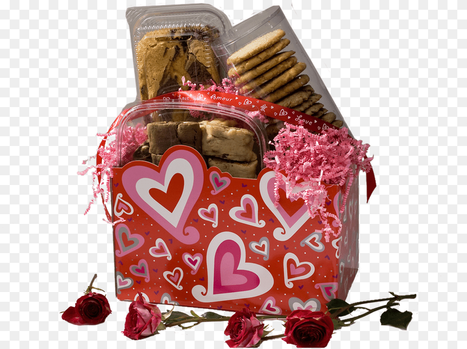 Heart, Food, Sweets, Flower, Plant Png Image