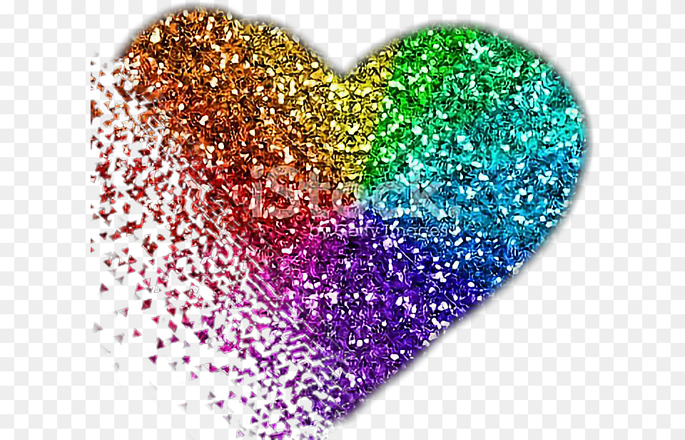 Heart, Glitter Free Png Download