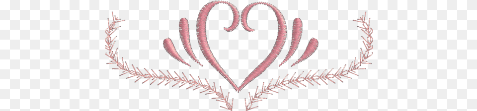 Heart, Pattern, Accessories, Embroidery Png