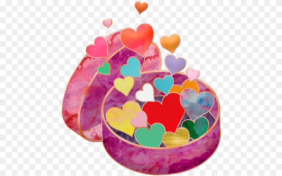 Heart, Birthday Cake, Cake, Cream, Dessert Png