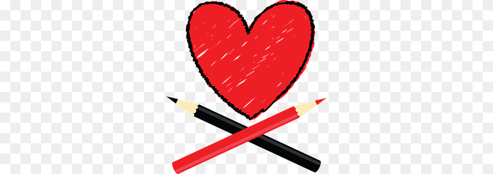 Heart Pencil Free Png Download