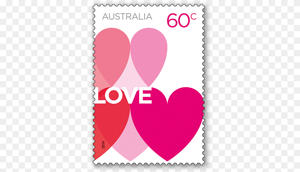 Heart, Postage Stamp Free Png Download