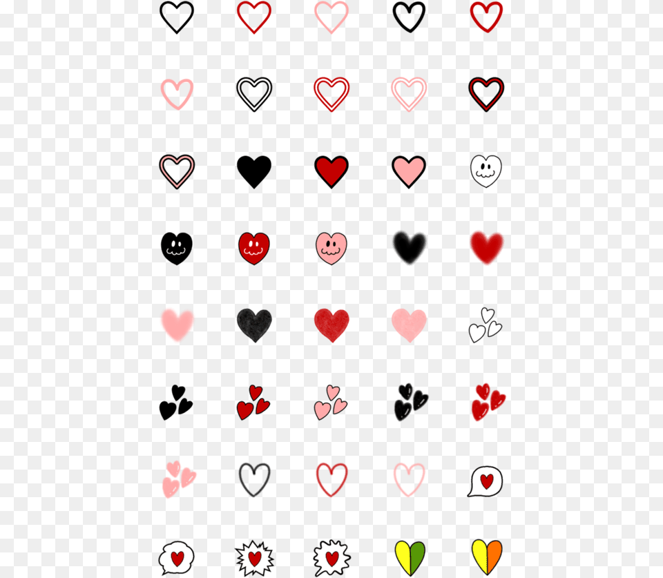 Heart, Pattern, Face, Head, Person Png