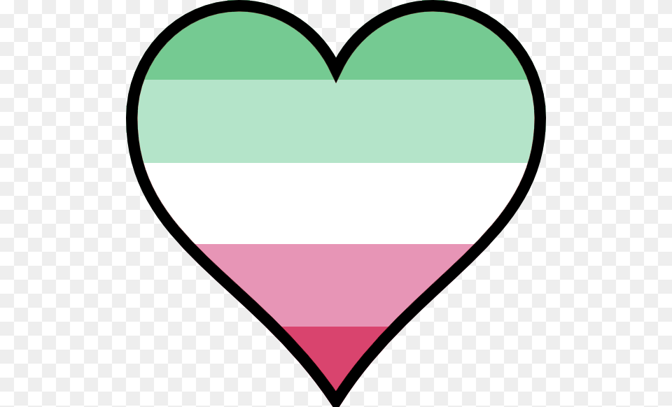 Heart Abrosexual Pride Heart Free Png Download