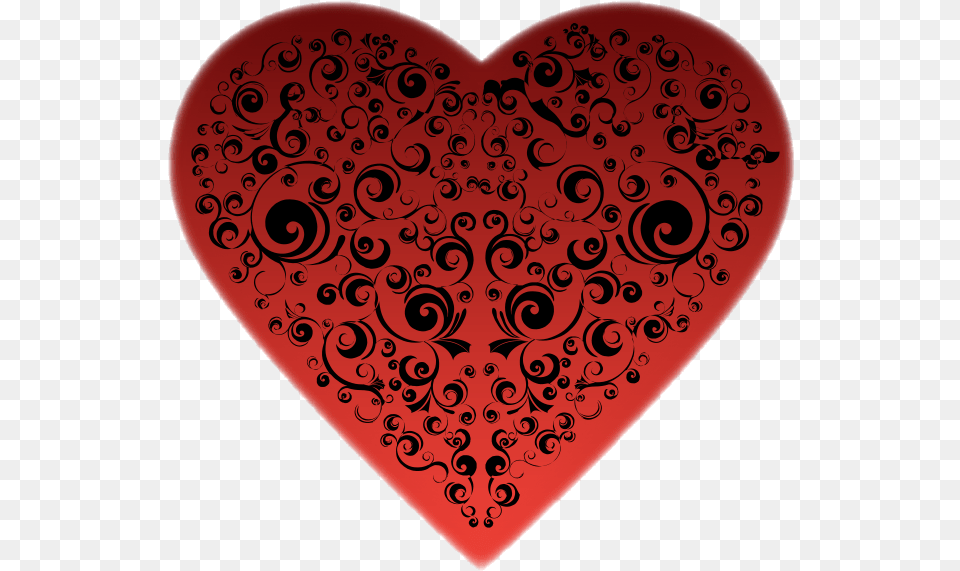 Heart Abstract Ornament Girly Png Image