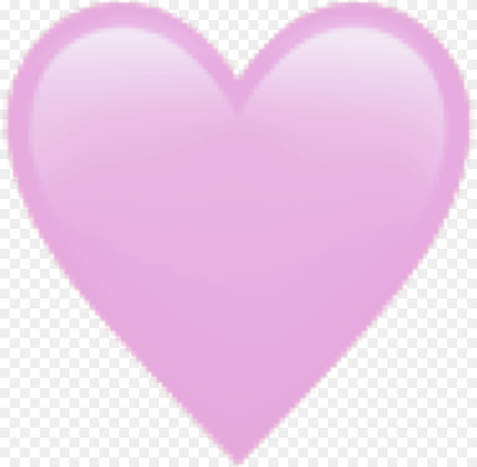 Heart Aesthetic Pastel Kawaii Sticker By Light Purple Heart Emoji, Balloon, Plate Free Png Download