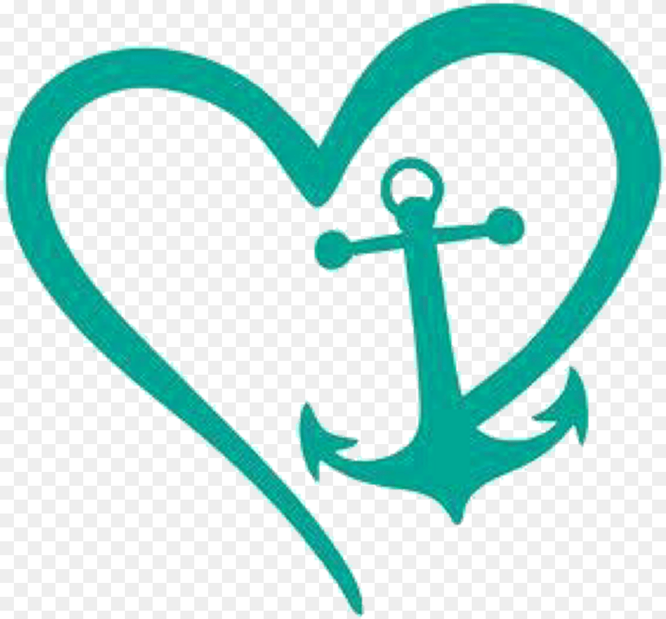 Heart Anchor Clipart Anchor With Heart Clipart, Electronics, Hardware, Hook, Cross Free Png Download