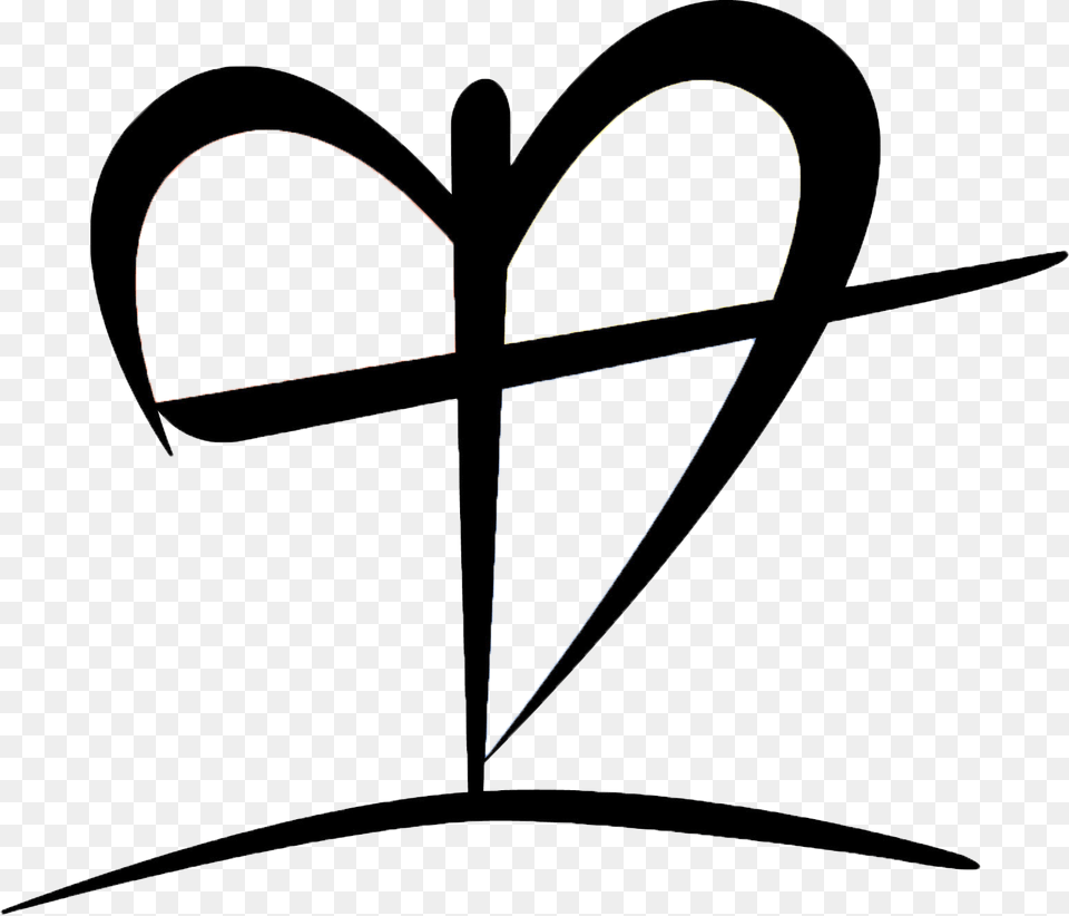 Heart And Cross, Symbol, Logo, Toy Png Image