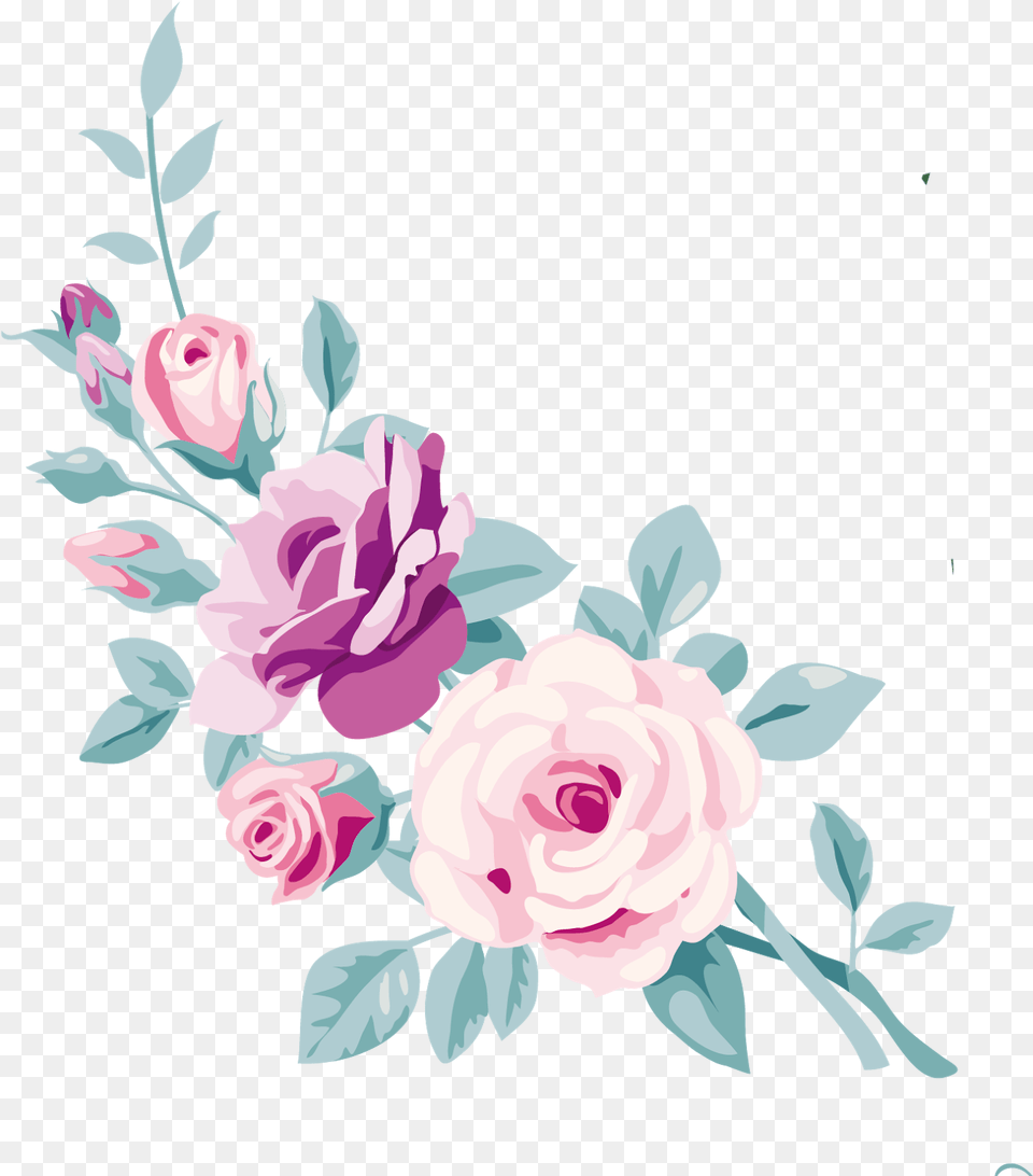 Heart And Flowers Clipart Divider, Art, Floral Design, Flower, Graphics Free Transparent Png