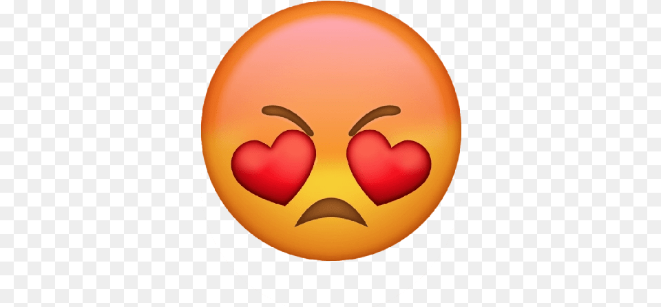 Heart Anger Emoji Clipart Mart Angry Heart Eyes Emoji, Symbol Free Png Download