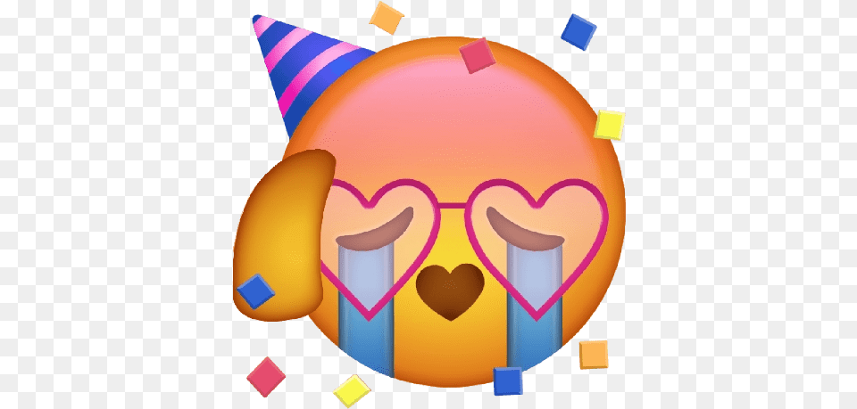 Heart Anger Emoji Background Mart Happy Birthday Iphone Emoji, Clothing, Hat, Balloon Free Transparent Png