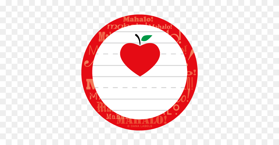 Heart Apple Label, Symbol Png Image
