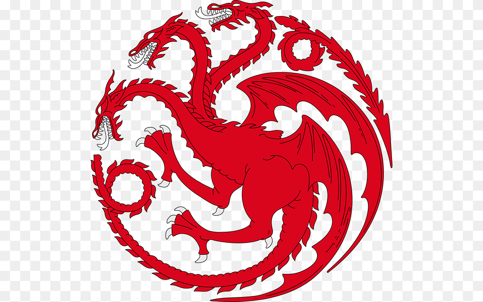 Heart Area House Sigil Daenerys Targaryen Game Of Thrones Targaryen Logo, Dragon, Animal, Dinosaur, Reptile Free Png