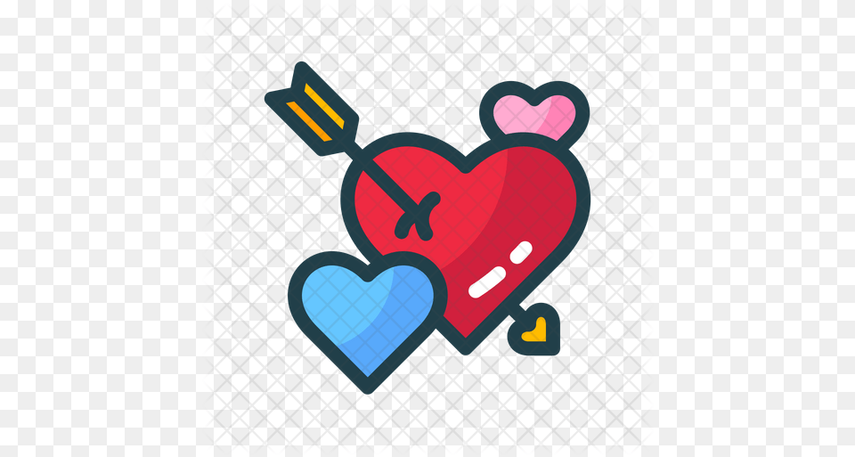 Heart Arrow Icon Girly, Dynamite, Weapon Png Image