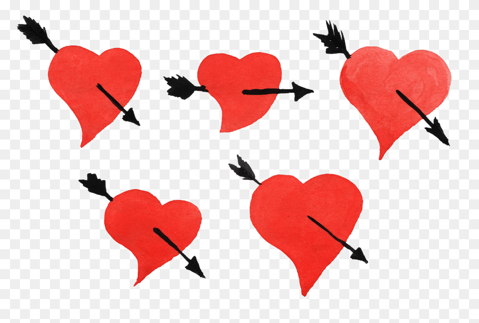 Heart Arrow Transparent Background Arrow And Heart, Symbol, Animal, Bird Free Png