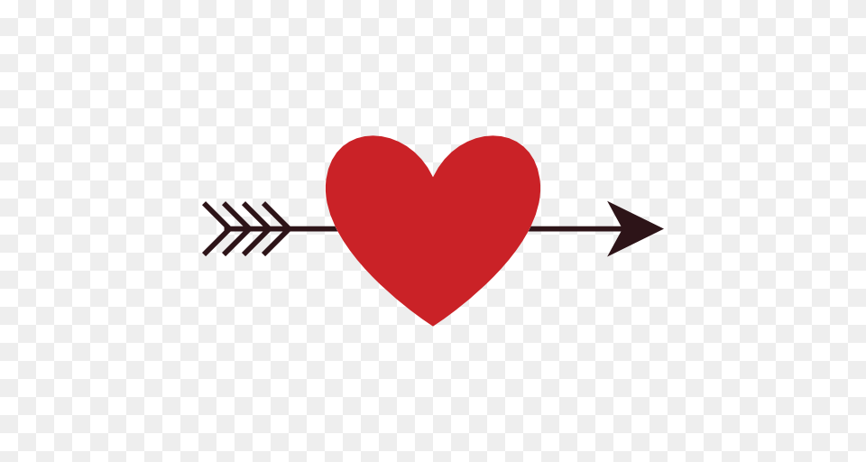 Heart Arrow Transparent Vector Clipart, Symbol Png Image