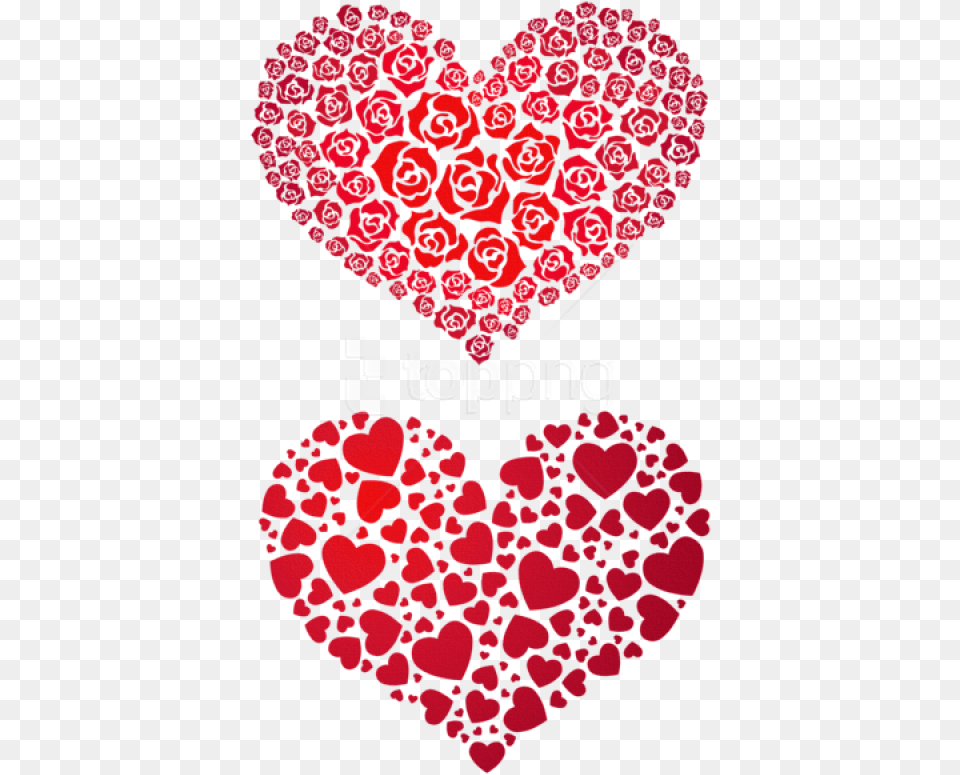 Heart Background Valentine Heart Clip Art, Plant Free Png Download
