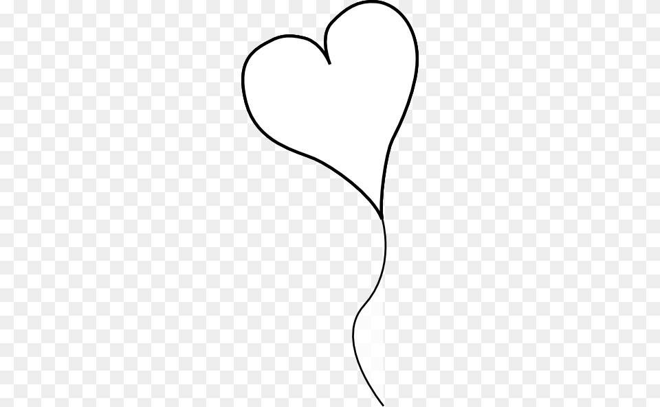 Heart Balloon Alone Clip Arts For Web, Clothing, Hat, Silhouette, Stencil Png Image