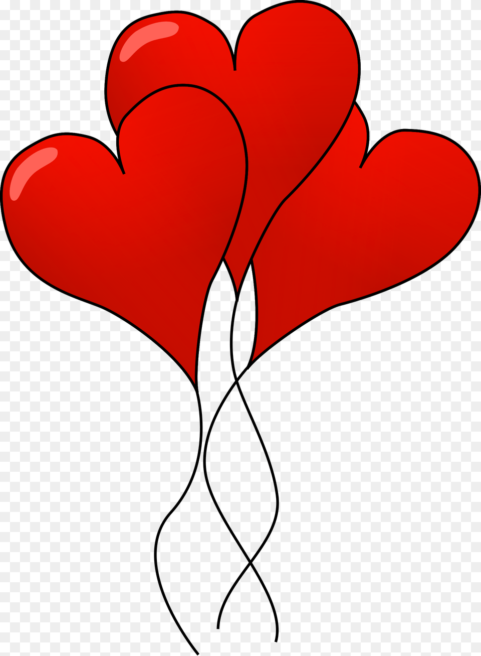 Heart Balloon Clipart Library Clipart Heart Balloons Clipart, Flower, Petal, Plant Free Png