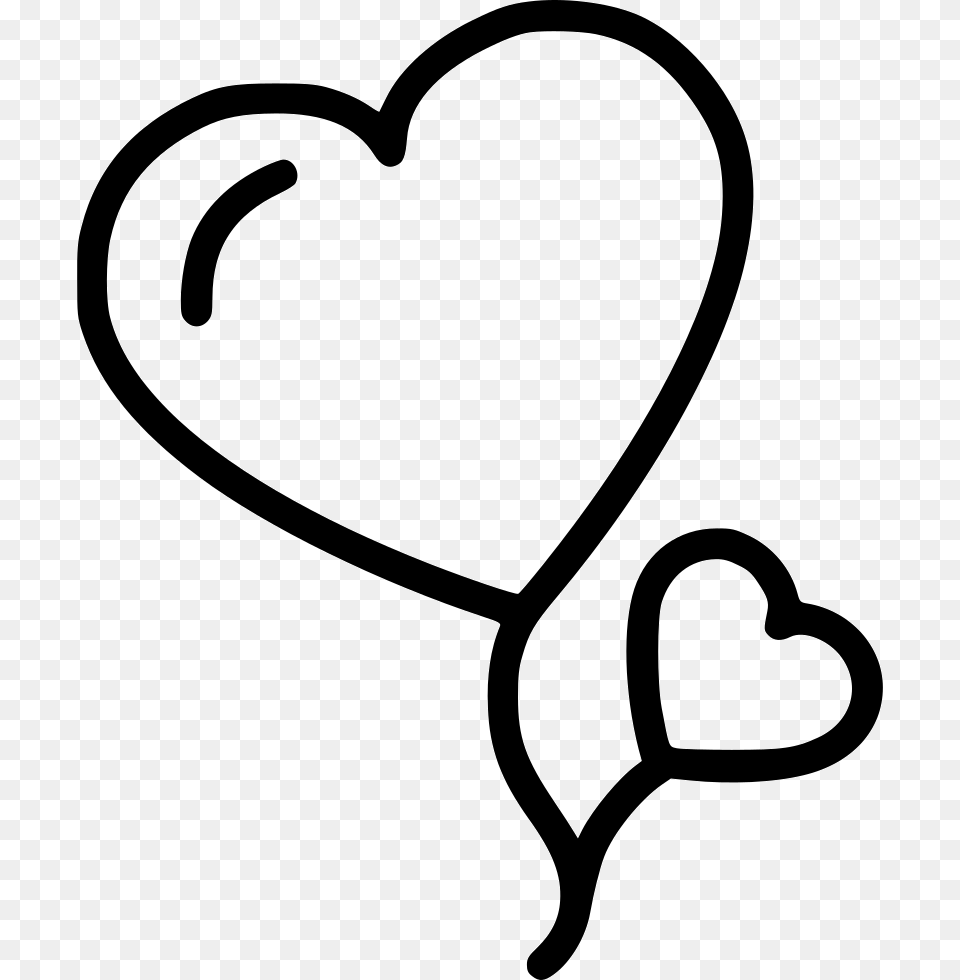 Heart Balloons Heart, Stencil, Bow, Weapon Png