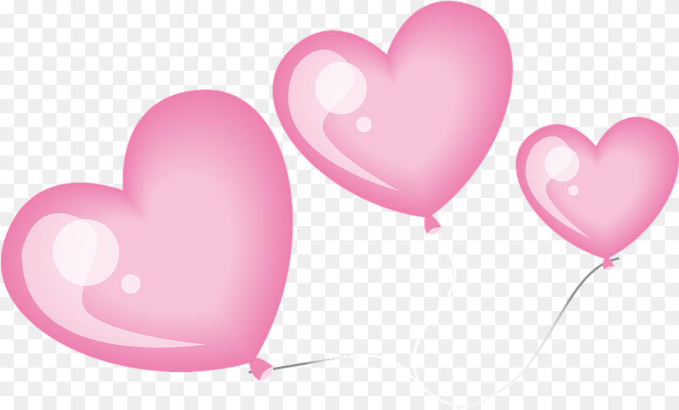 Heart Balloons Image On Pixabay Balo De Desenho, Balloon Free Transparent Png