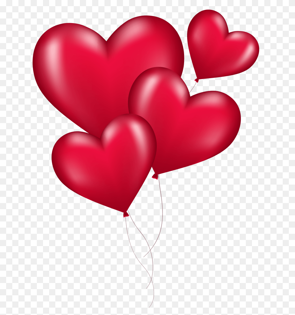 Heart Balloons Picture Vector Clipart, Balloon Png