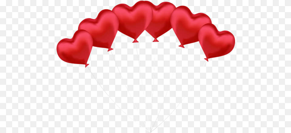 Heart Balloons Transparent Clip Art Image Happy Heart Balloons Clear Background, Balloon Png