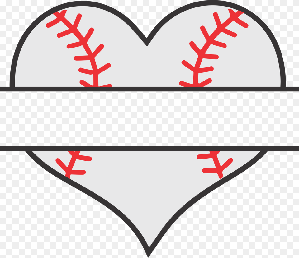 Heart Baseball Clip Art Baseball Heart Baseball Heart Svg, Sticker Free Png Download
