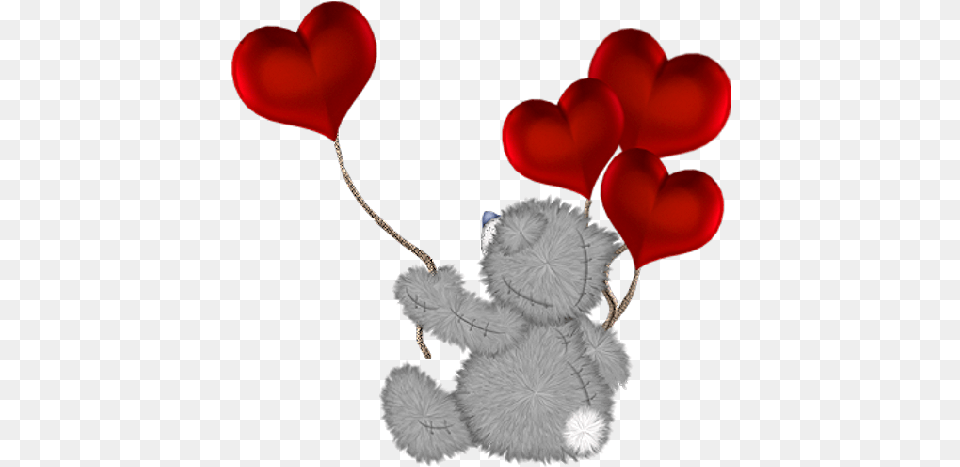Heart Bear Cute Happy Valentines Teddy Bear, Balloon, Teddy Bear, Toy Free Png