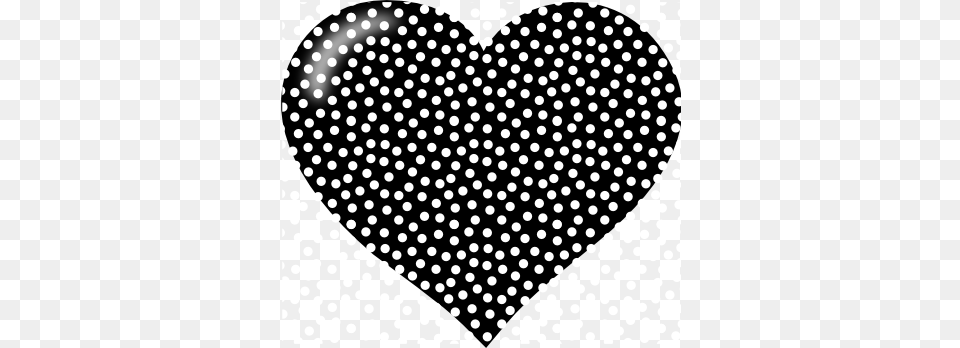 Heart Black And White Black Teacher Appreciation Week Thank You Tags, Pattern, Polka Dot Png Image