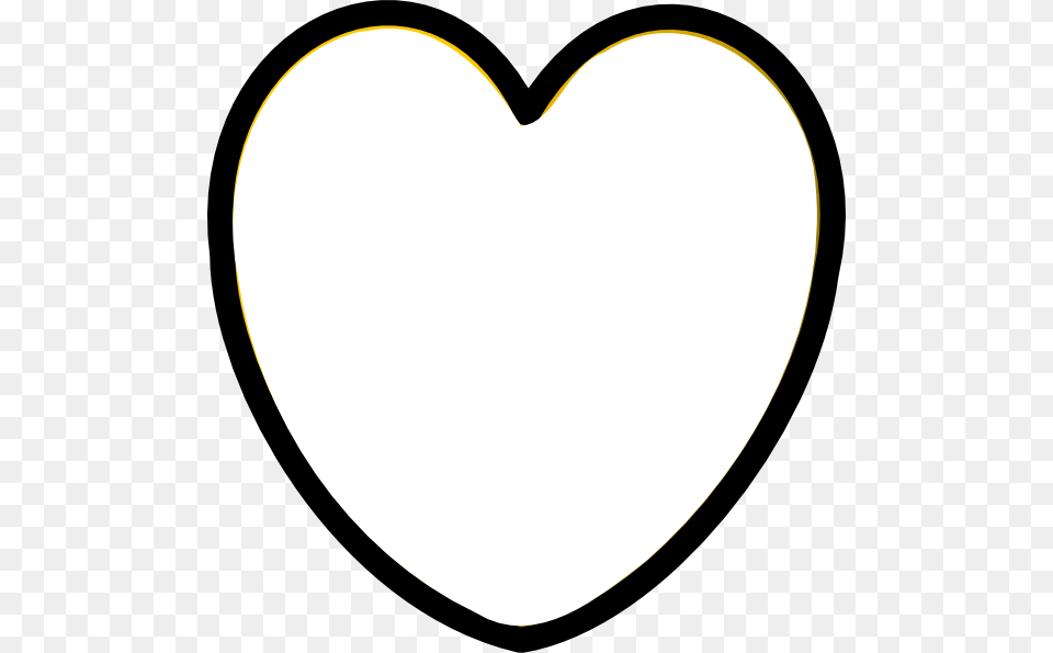 Heart Black And White Clip Art Png
