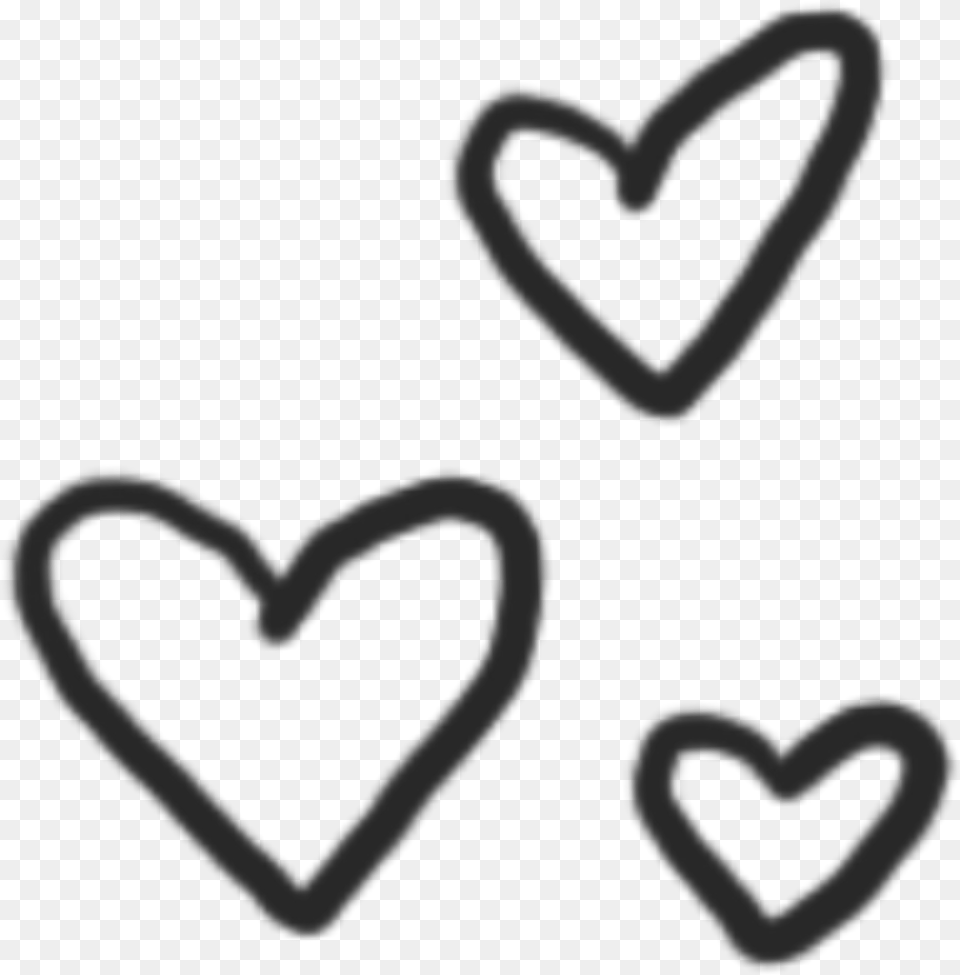 Heart Black Blackheart Cute Cuteheart Aesthetic Heart, Smoke Pipe, Stencil Png Image