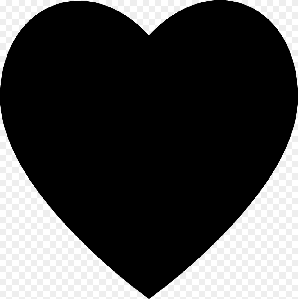 Heart Black Button Symbol Of Interface For Social Likes Black Heart Free Png