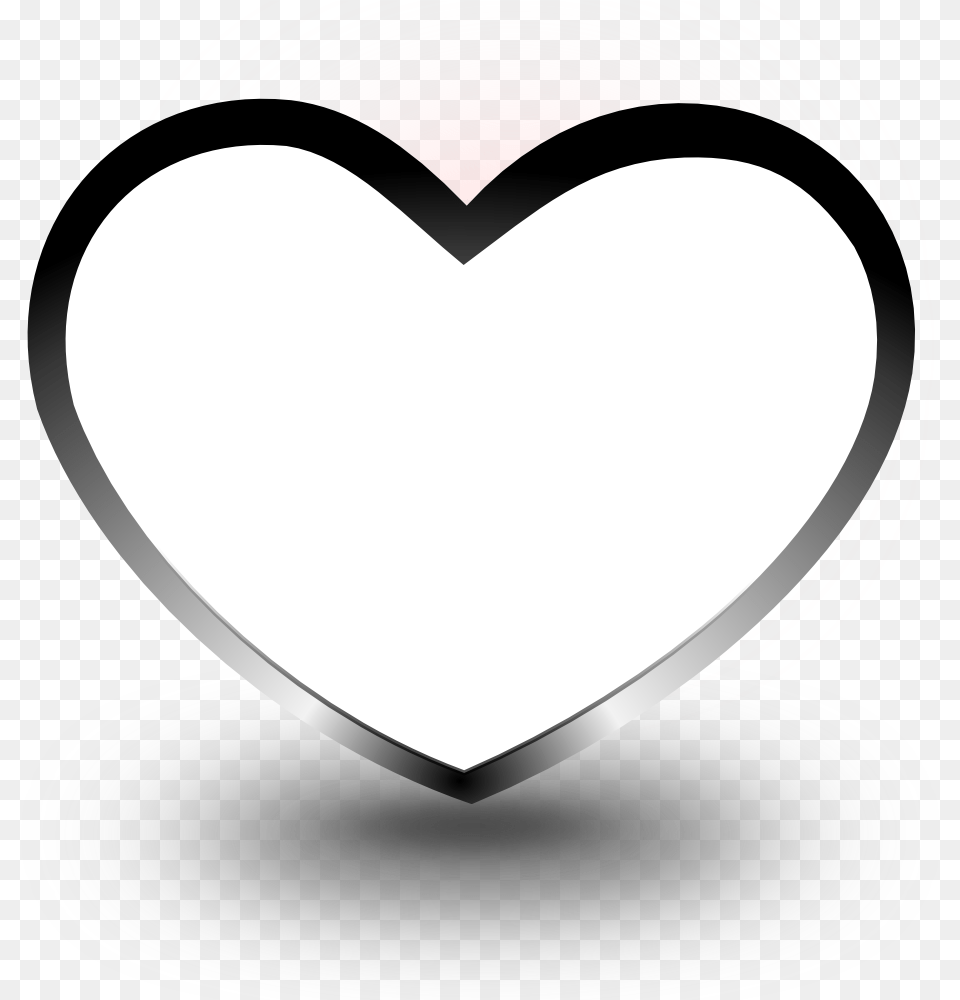 Heart Black White Line Art Valentine Coloring Book Heart Png Image