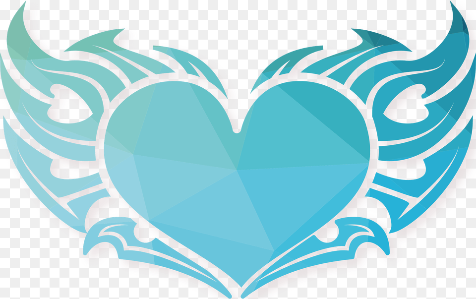 Heart Blue Clipart, Logo, Symbol, Baby, Person Free Png